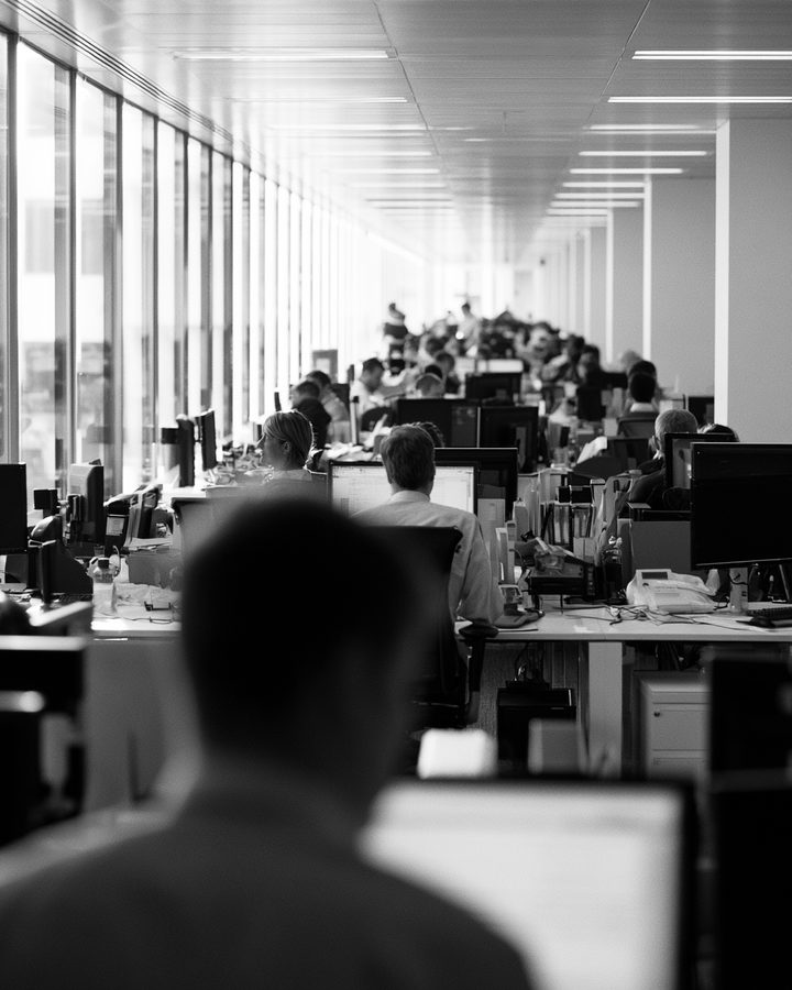 An enterprise floor at work.
